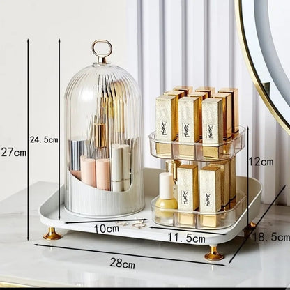 Spin Style Brush Holder & Lipstick Caddy