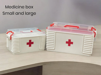 Multi-Layer Medicine Storage First Aid Box