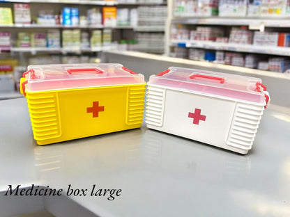 Multi-Layer Medicine Storage First Aid Box