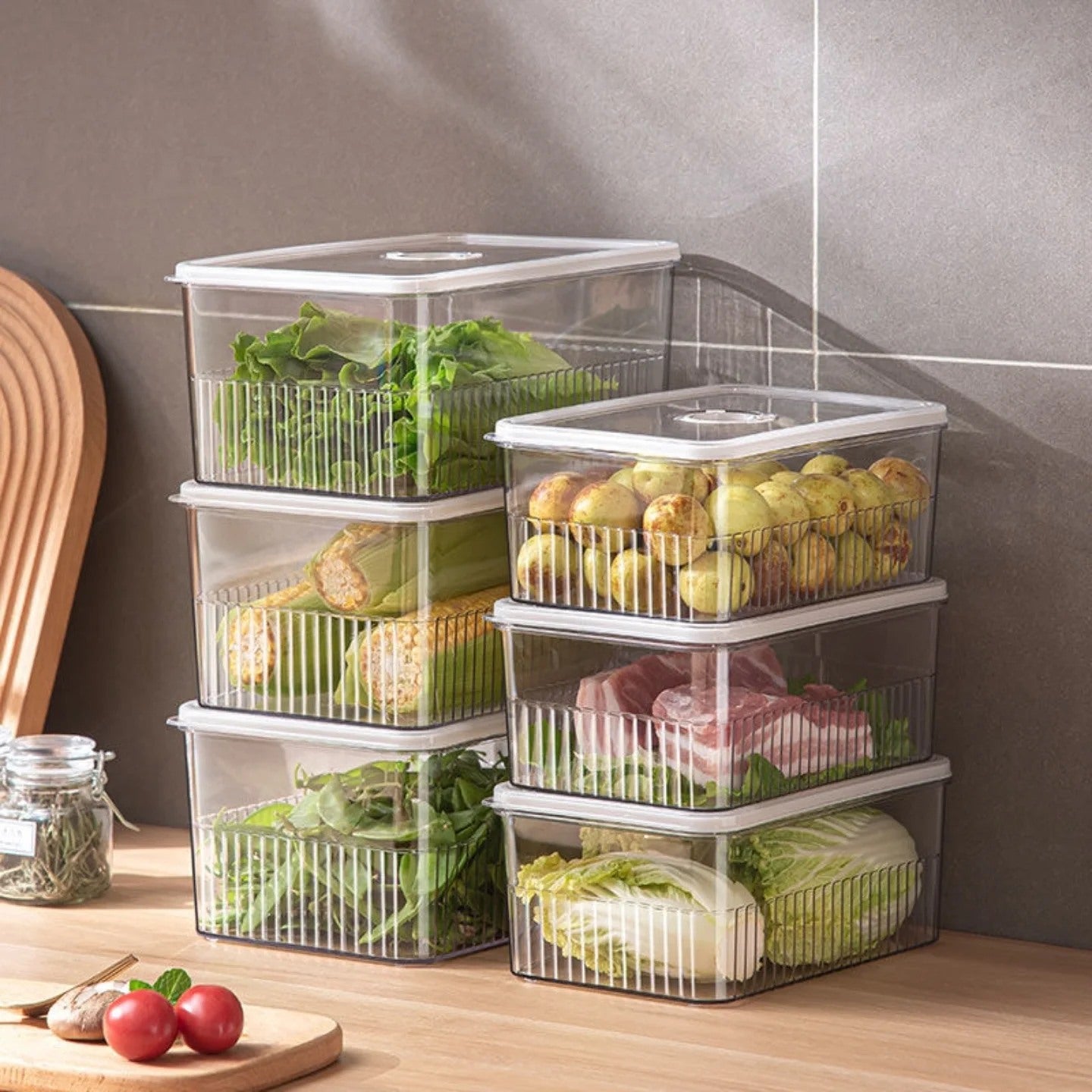 Acrylic Airtight Fridge Storage Box