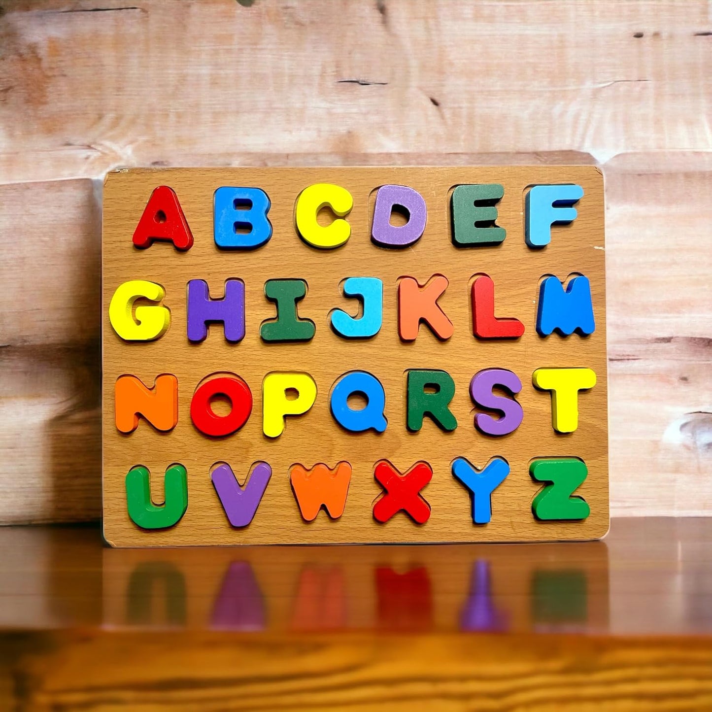 Wooden Board Peg Puzzles Learning Educational Toy