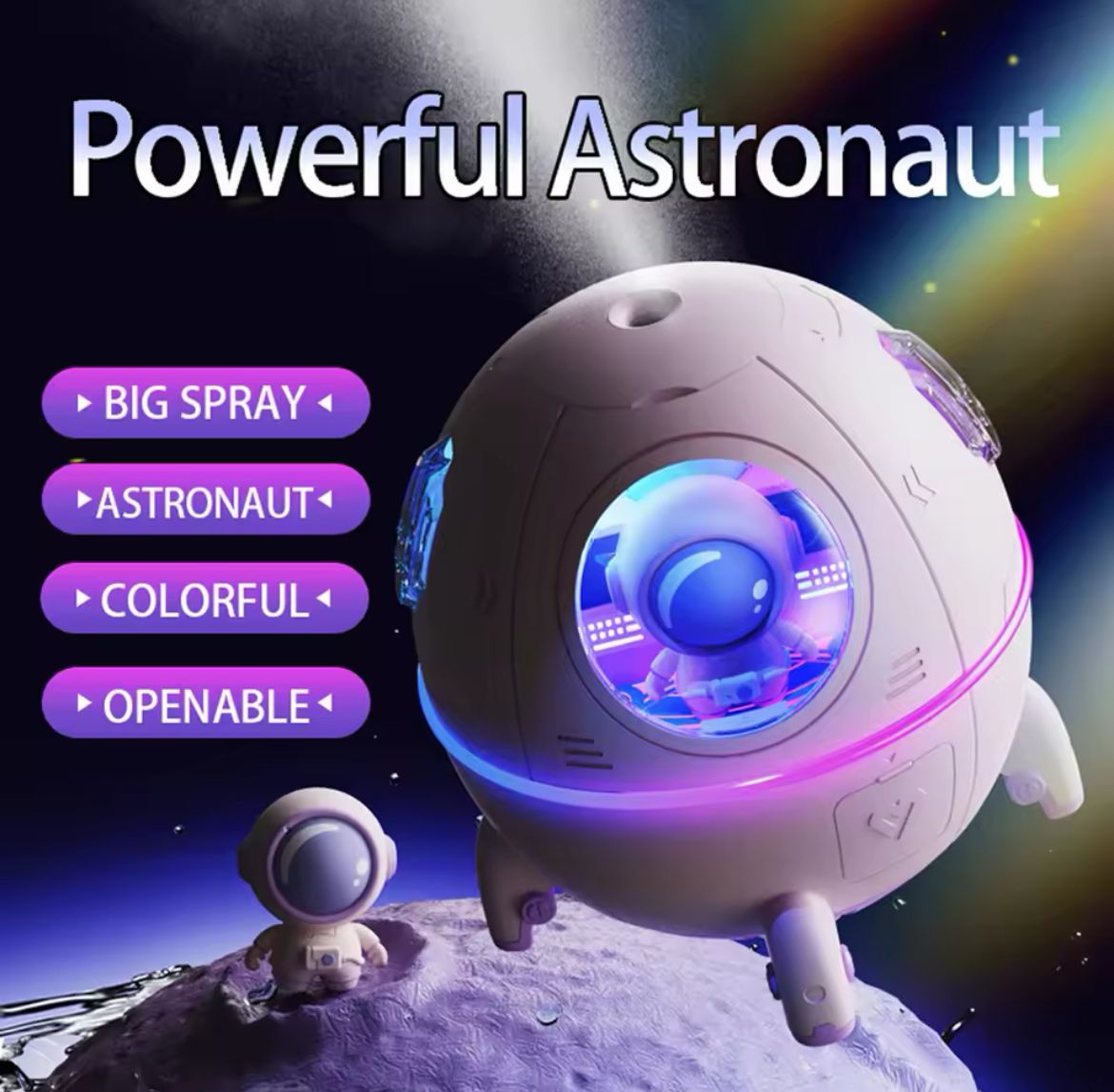 Astronaut Space Capsule Air Humidifier