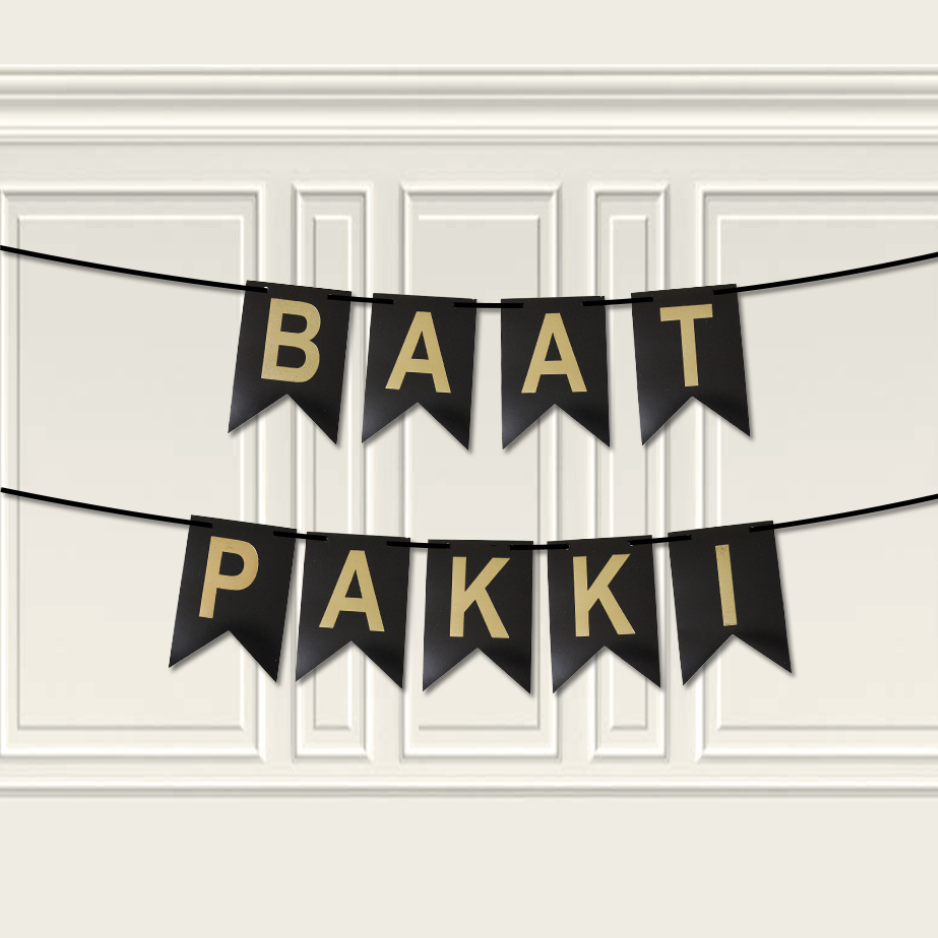 Baat Pakki Banner Party Decoration