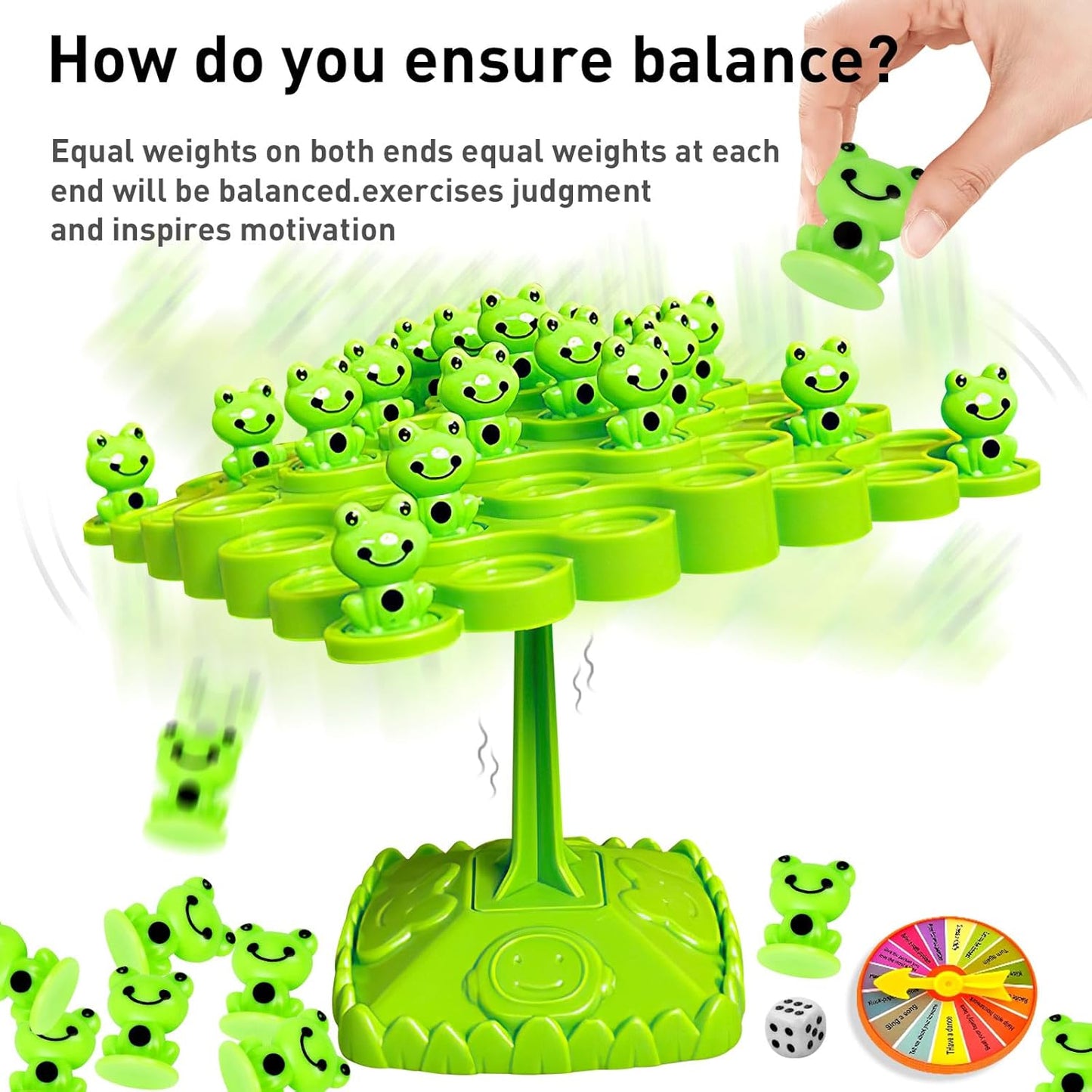 Balance Tree Frog Stacking Game