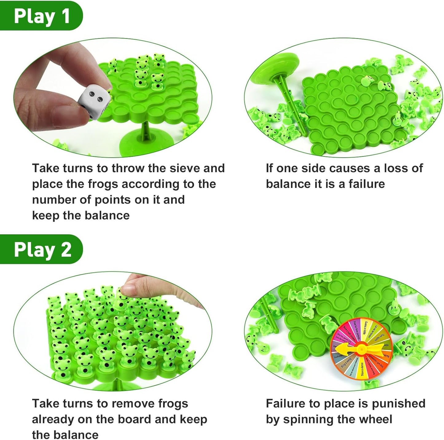 Balance Tree Frog Stacking Game