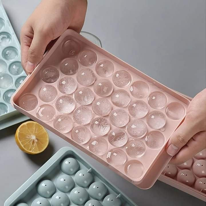 33 Grid Ice Ball Tray with Lid