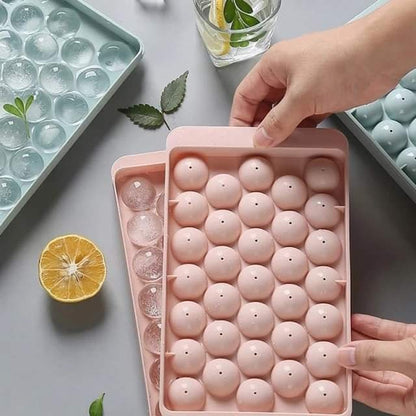 33 Grid Ice Ball Tray with Lid