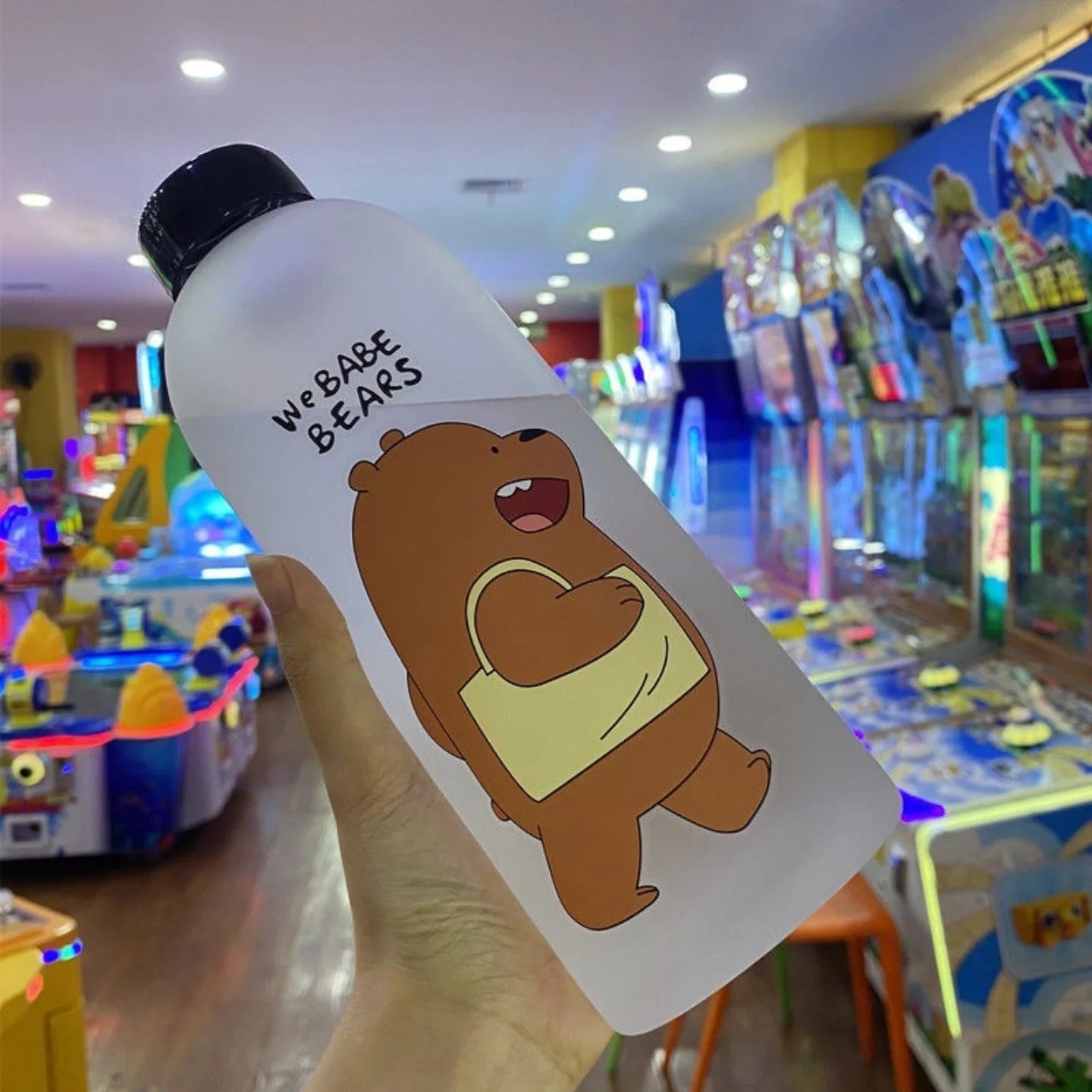 'We Babe Bear' Frosted Drinking Bottle