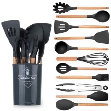 12 PCS Silicone Cooking Utensils Set