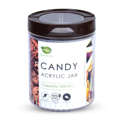 Candy Acrylic Airtight Cereal Storage Jar