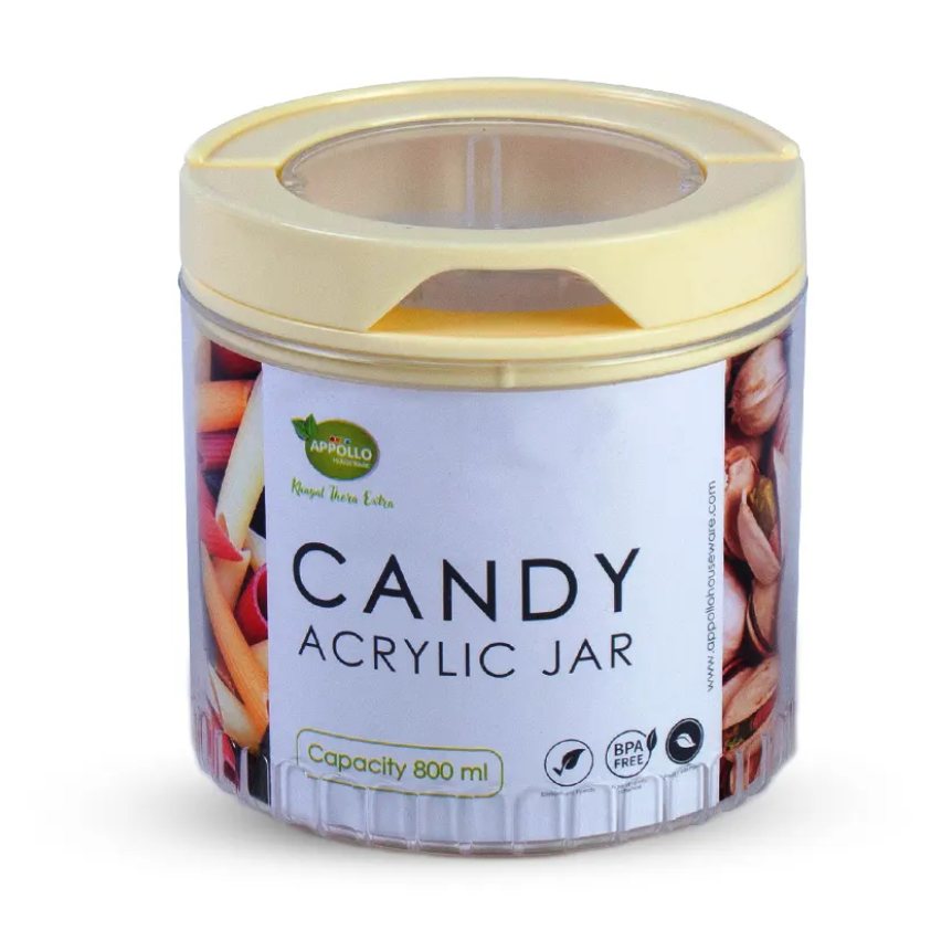 Candy Acrylic Airtight Cereal Storage Jar