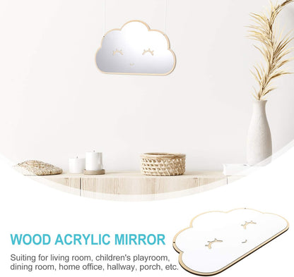 Smile Cloud Acrylic Wall Mirror