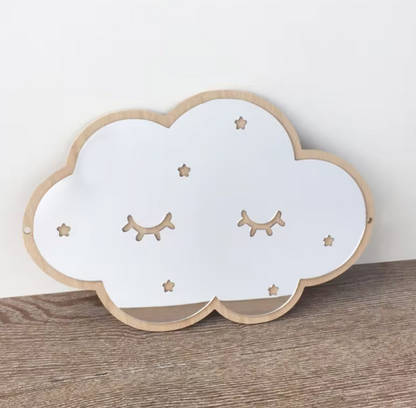 Cloud Acrylic Wall Mirror for Kids Room