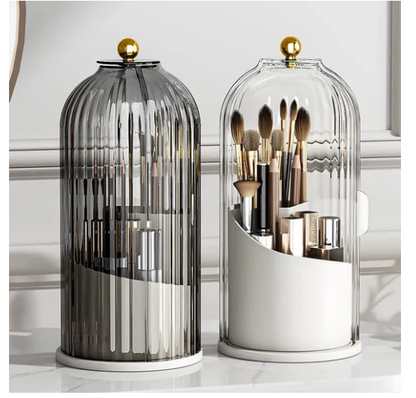 Luxury Rotating Cosmetic Makeup Brush Holder