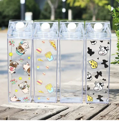 Cute Square Plastic Bottle