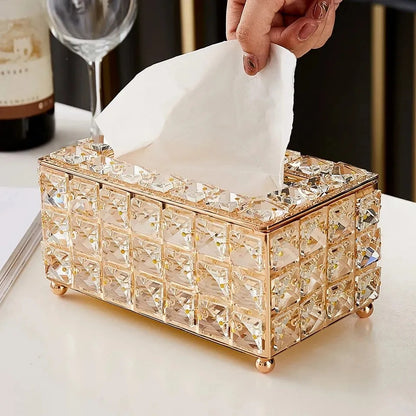 Fancy Crystal Tissue Box