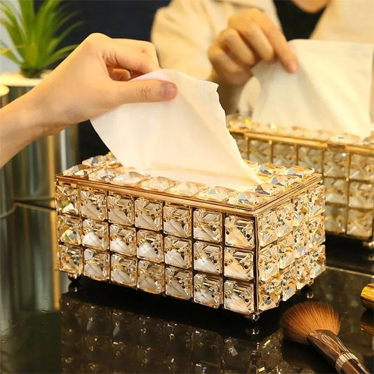 Fancy Crystal Tissue Box