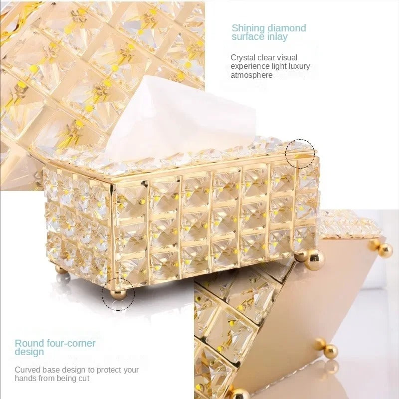 Fancy Crystal Tissue Box