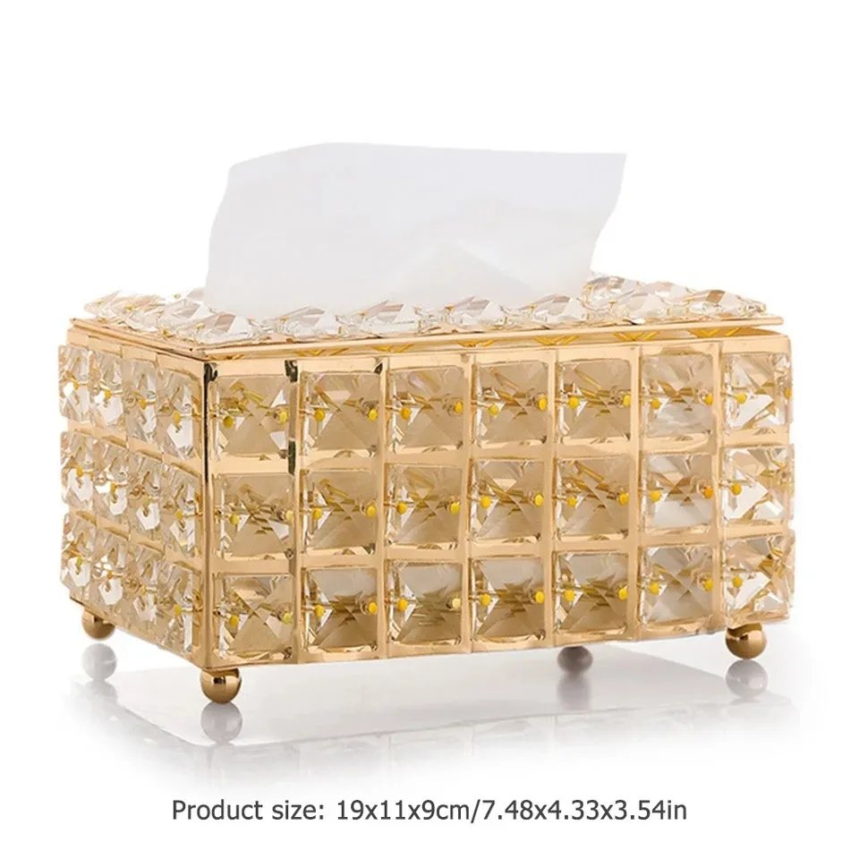 Fancy Crystal Tissue Box