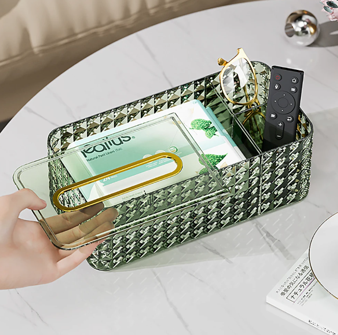 Luxury Crystal Tissue Box