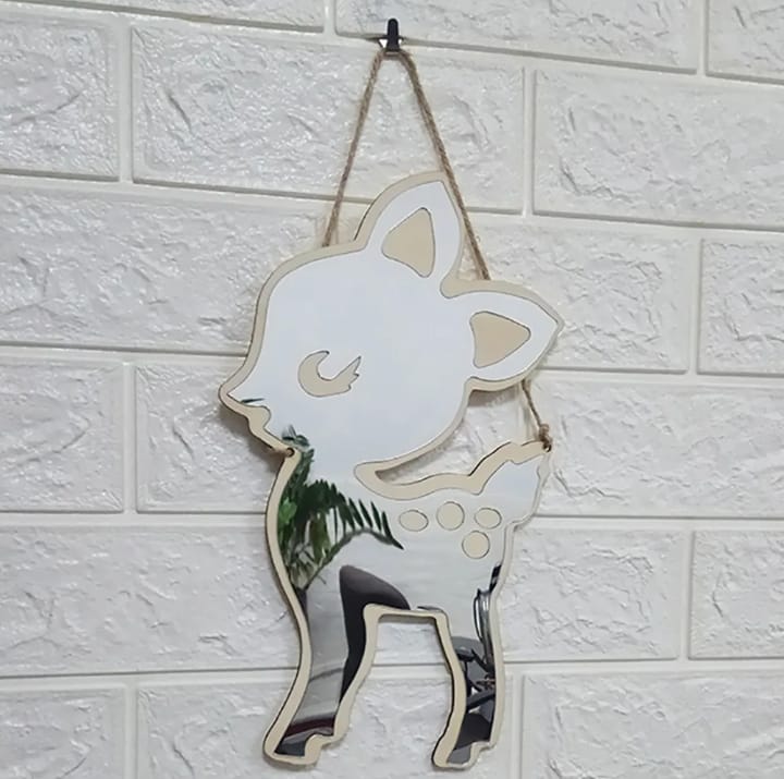 Cute Animal Acrylic Wall Mirror for Kids Room