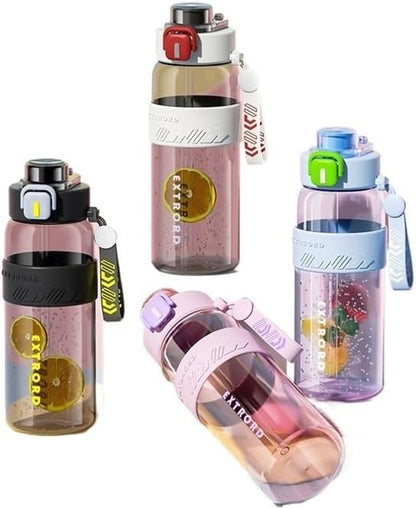 Sports Fitness Student Straw Water Bottle