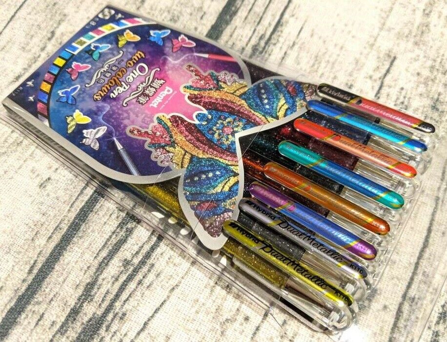 Dual Metallic Pen 8pcs