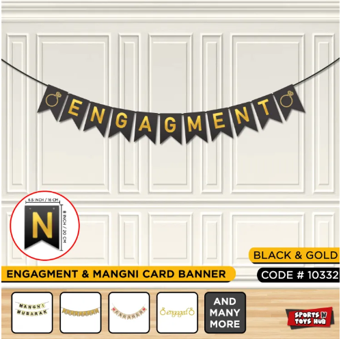 Engagement Banner Party Decoration