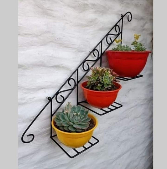 Staircase Floral Display Wall Basket