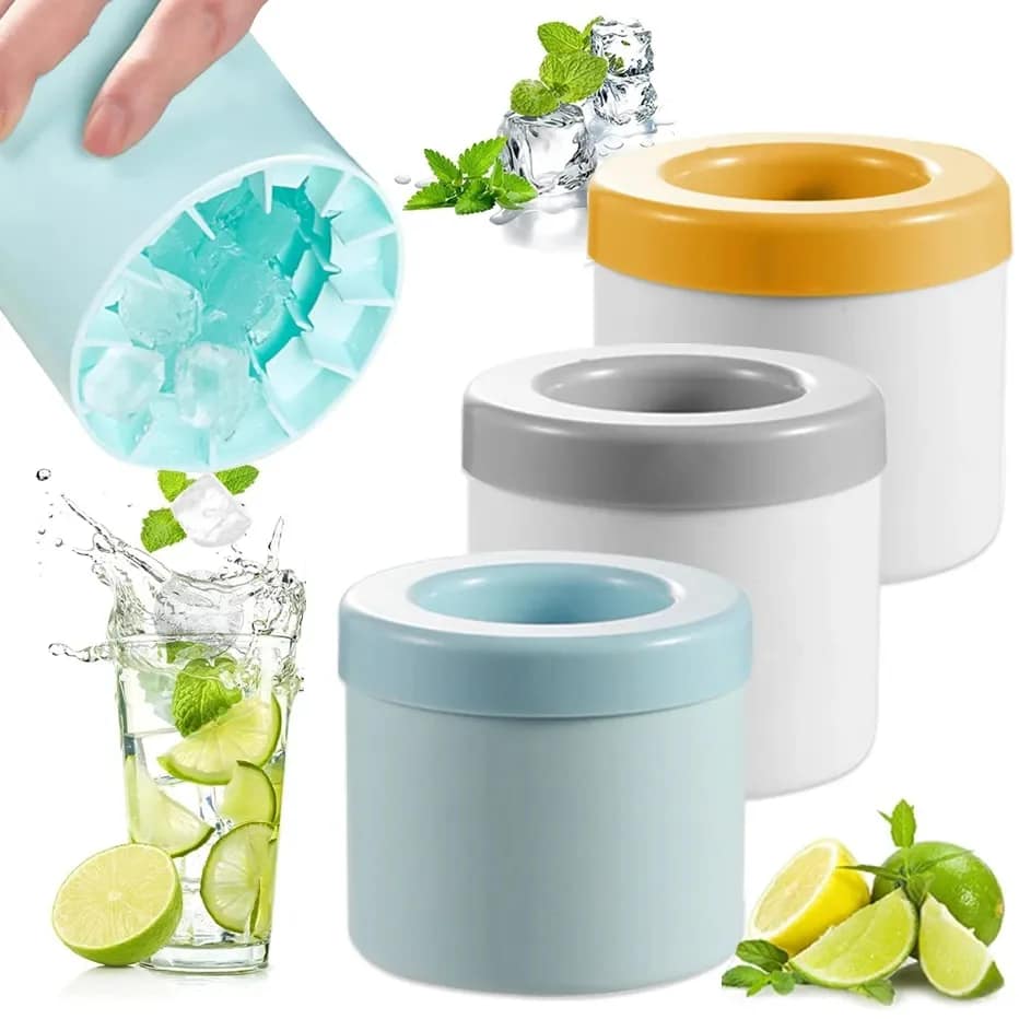 Silicone Ice Cube Bucket Mould