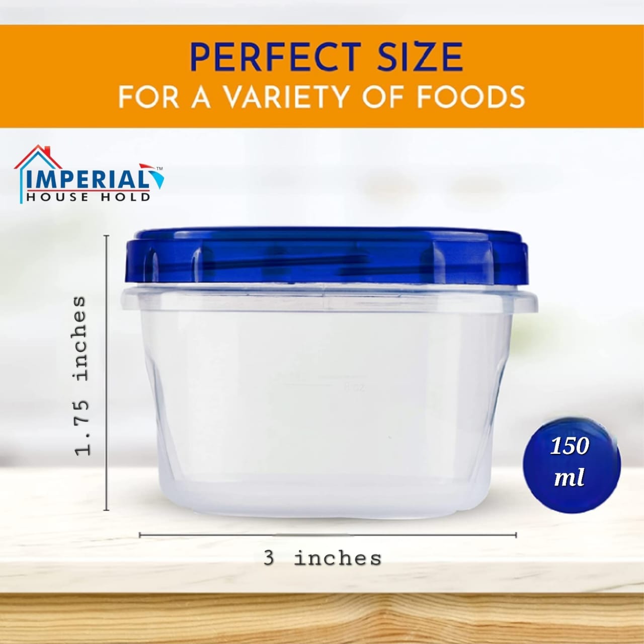 Mini Food Storage Jars 150ml