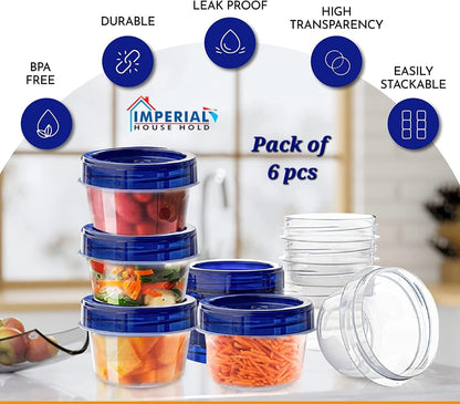 Mini Food Storage Jars 150ml