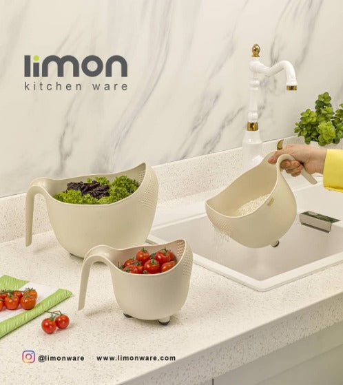 Limon Washing Bowl Set With Handle