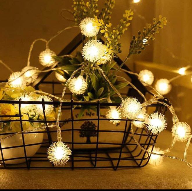 Pine Cones Dandelion Style Fairy Lights