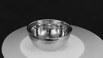 Pack of 5 Stainless Salad Bowls with Lids,