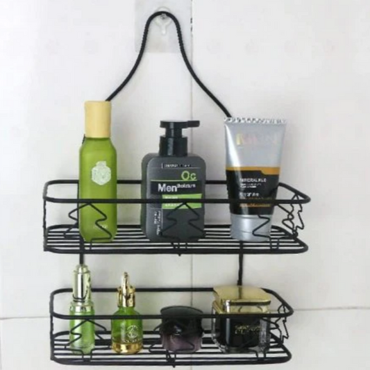 Double Layer Durable Bathroom Rack