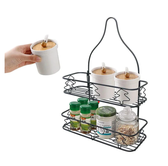 Double Layer Durable Bathroom Rack