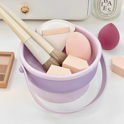 Silicone Makeup Brush Cleaner Bowl