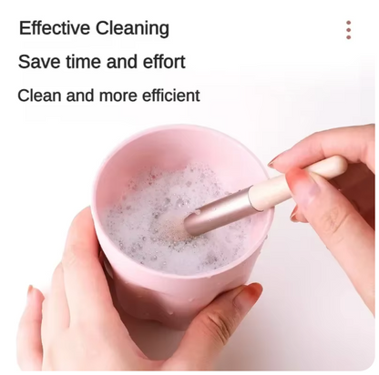 Silicone Makeup Brush Cleaner Cup