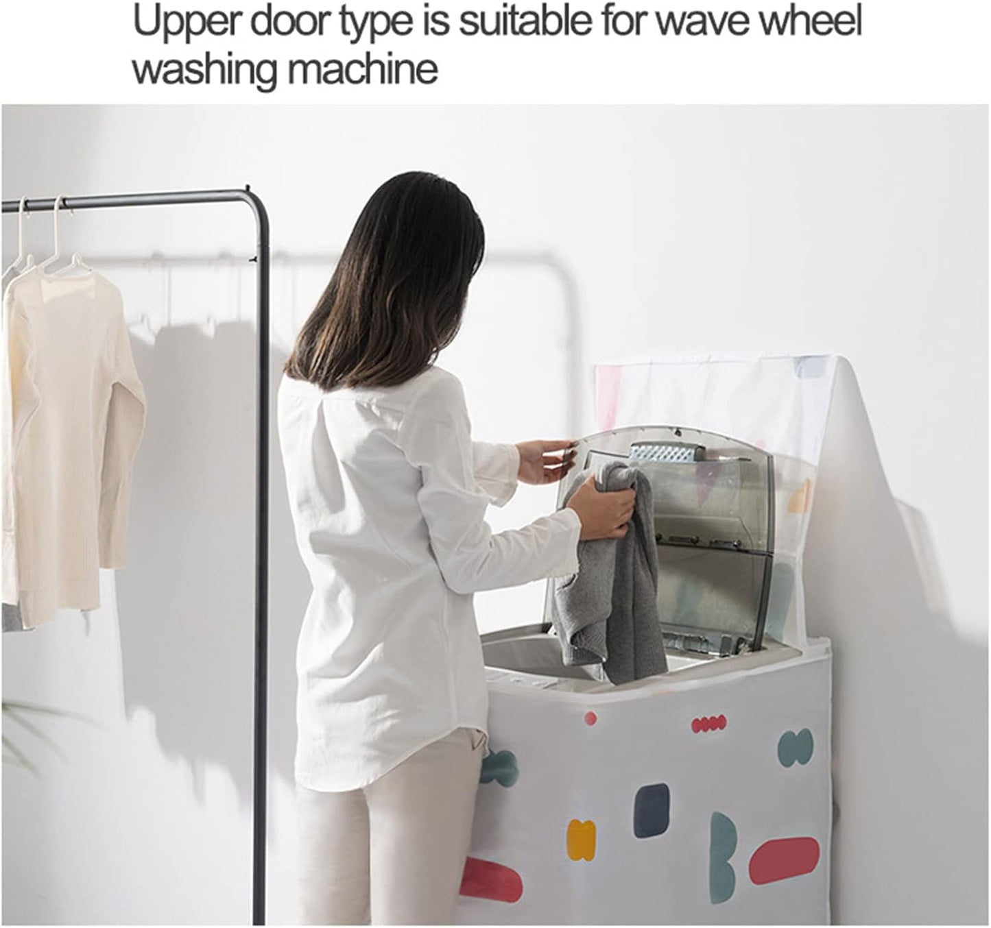 Printed Washing Machine Cover Single Tub Top Load