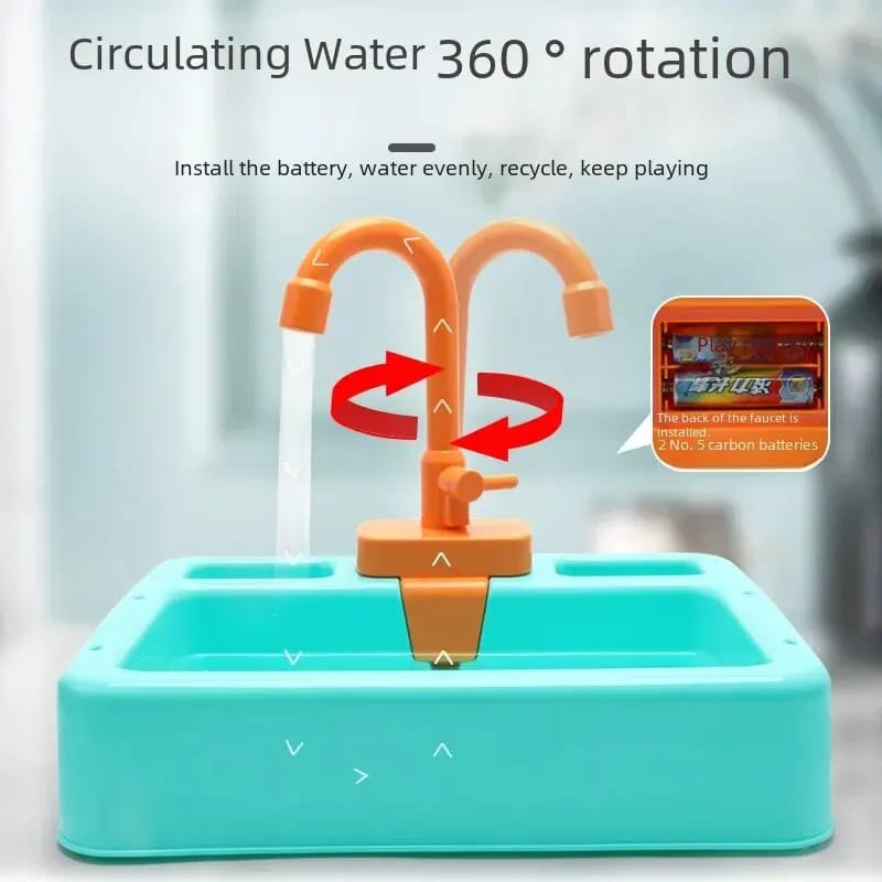 Realistic Kitchen Sink Pretend Play Toy