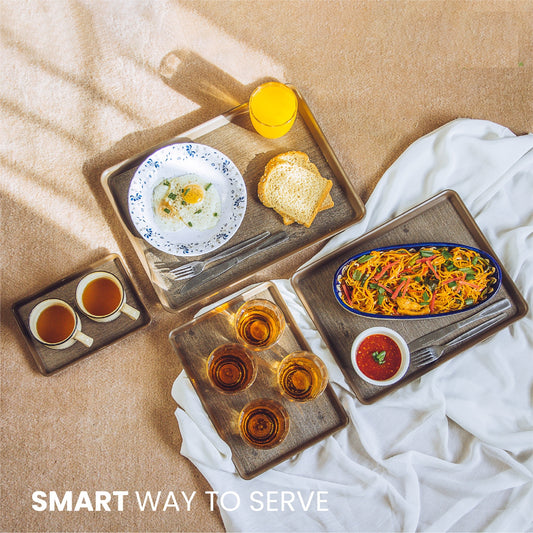 Smart Wood Style Serving Tray