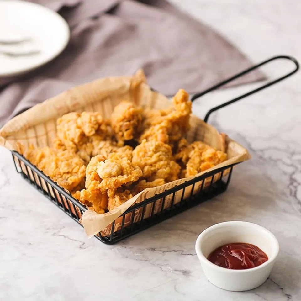 Pack of 3 Straight Restaurant Style Serving Snack Buckets