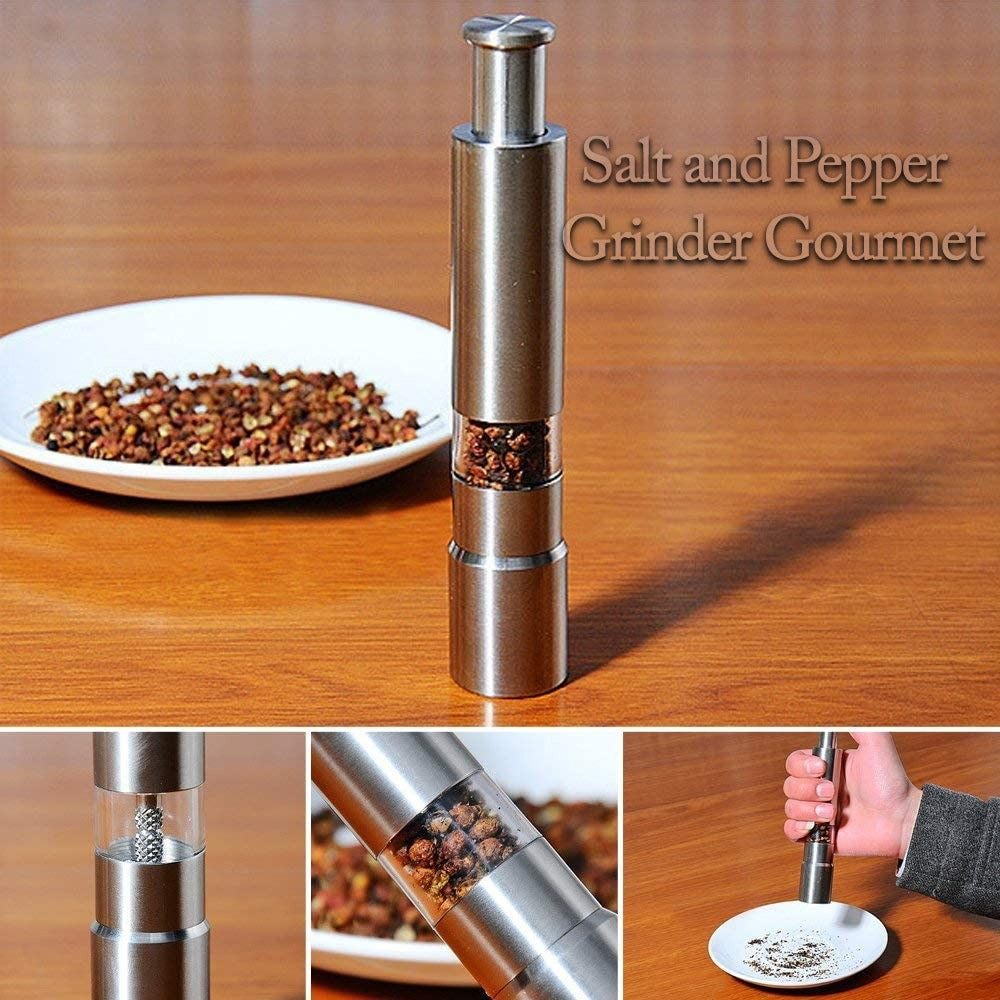 Stainless Steel Manual Spice Grinder