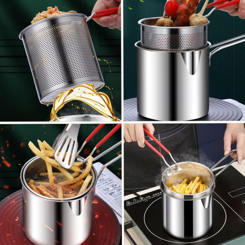 Stainless Steel Deep Frying Pot