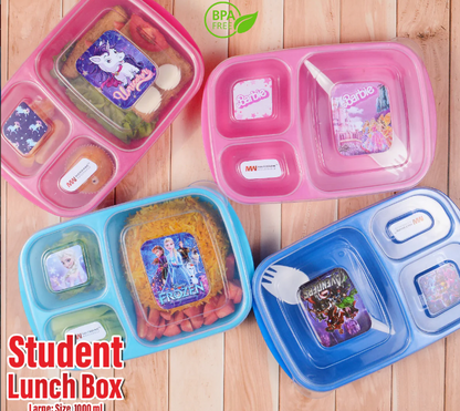 Student Compartment Partition Lunch Box