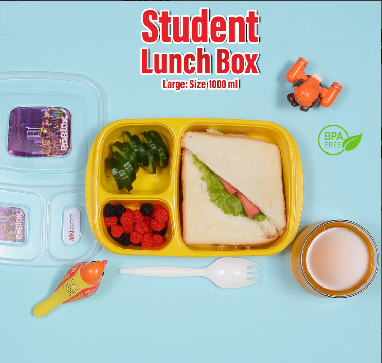 Student Compartment Partition Lunch Box