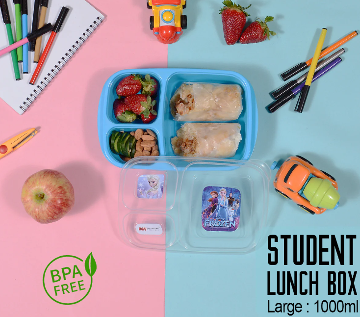 Student Compartment Partition Lunch Box