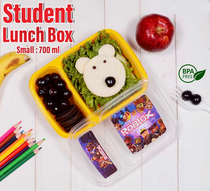 Student Compartment Partition Lunch Box