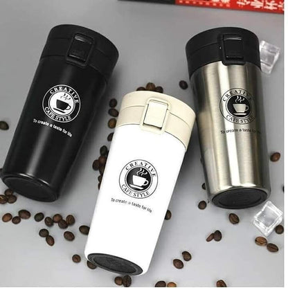 Double Wall 304 Stainless Steel Thermal Coffee Cup 510ml